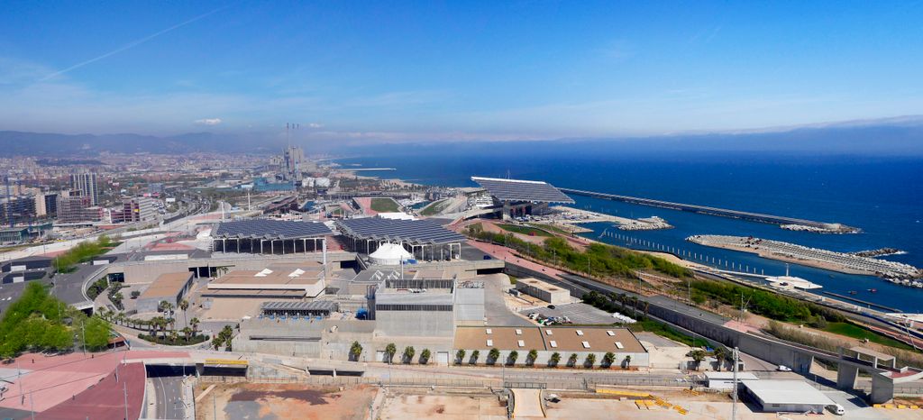 Vista aèria de la zona del Fòrum