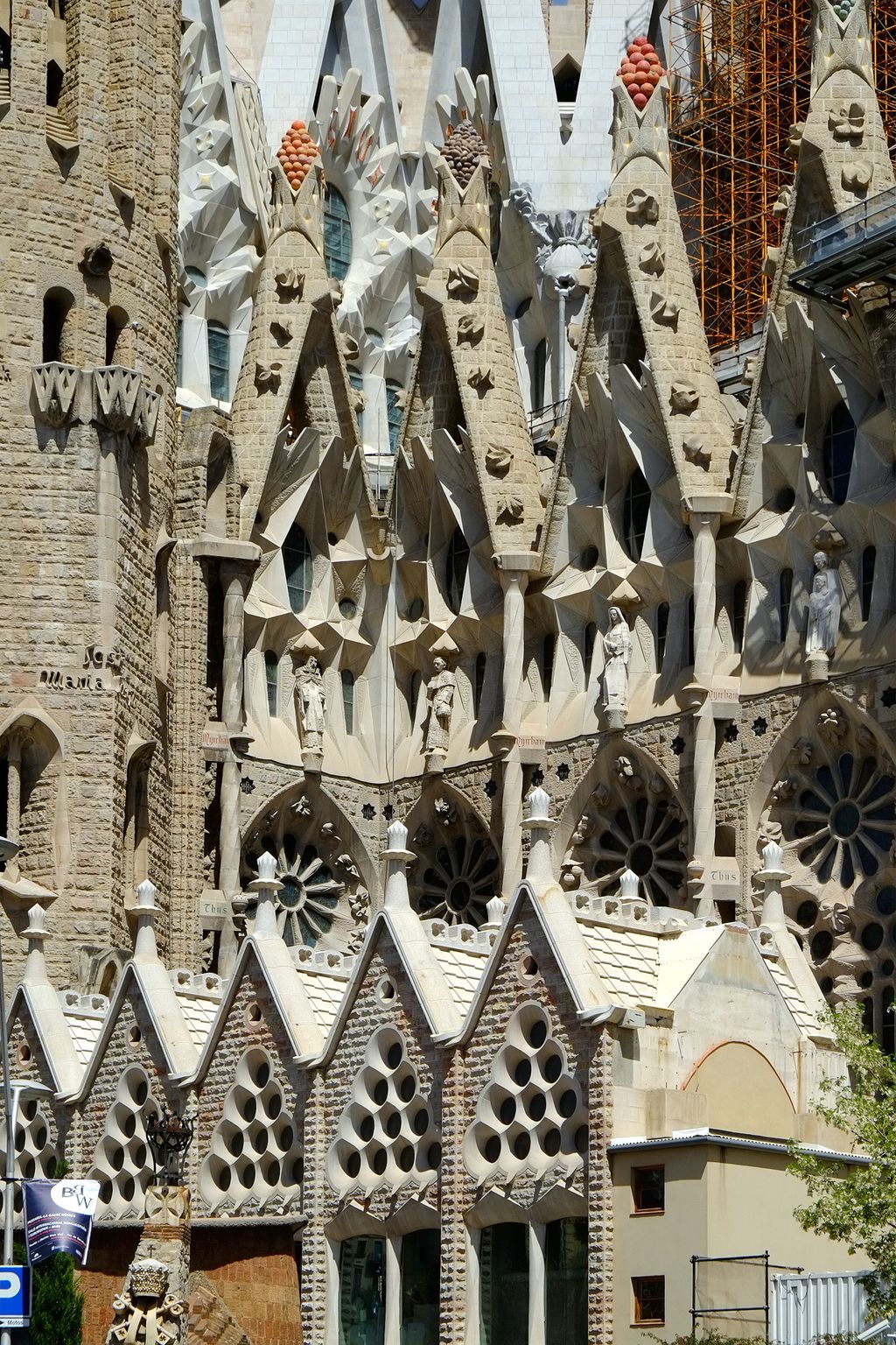 Sagrada Família. Zona del claustre