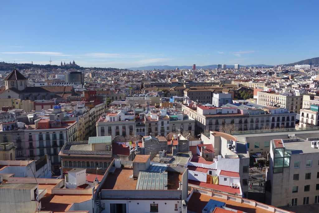 Vista parcial de Ciutat Vella direcció Llobregat