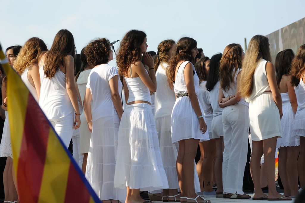 Diada de Catalunya 2014. Corals