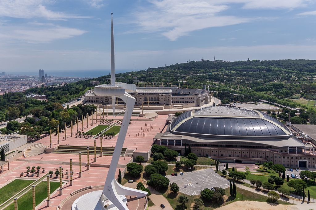 Vista aèria de l'Anella Olímpica