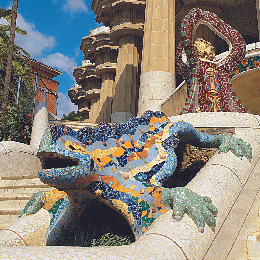 Park Güell. El Drac (escultura)