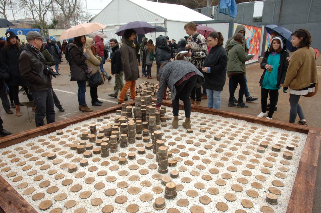 Festival Ús Barcelona, 2014. Obra de Domestic Data Streamers