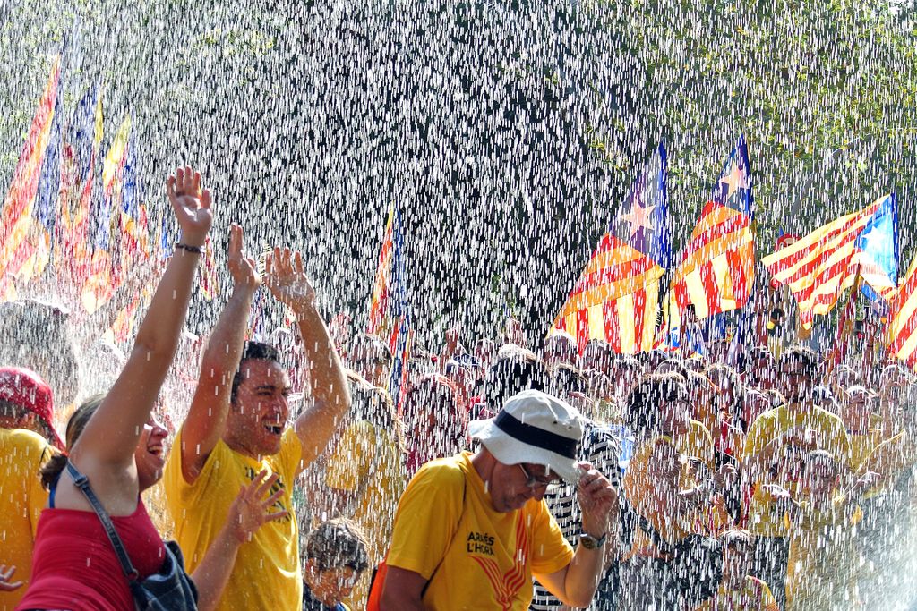 Diada 2014. Diagonal-Marina