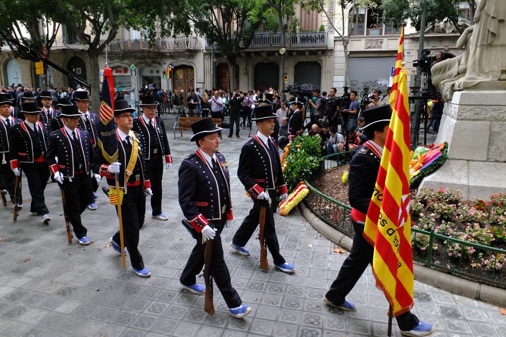 Ofrena floral de la Diada