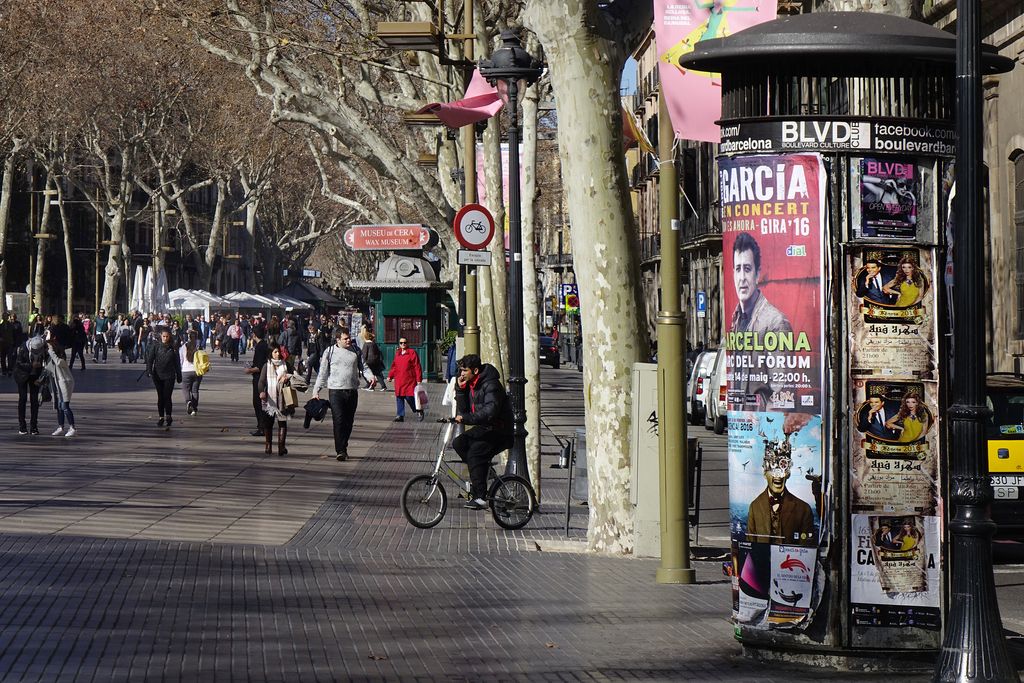 Columna de lliure expressió a la Rambla