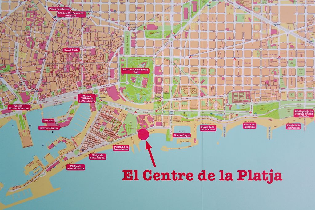 Espai d'Educació Ambiental El Centre de la Platja. Mapes