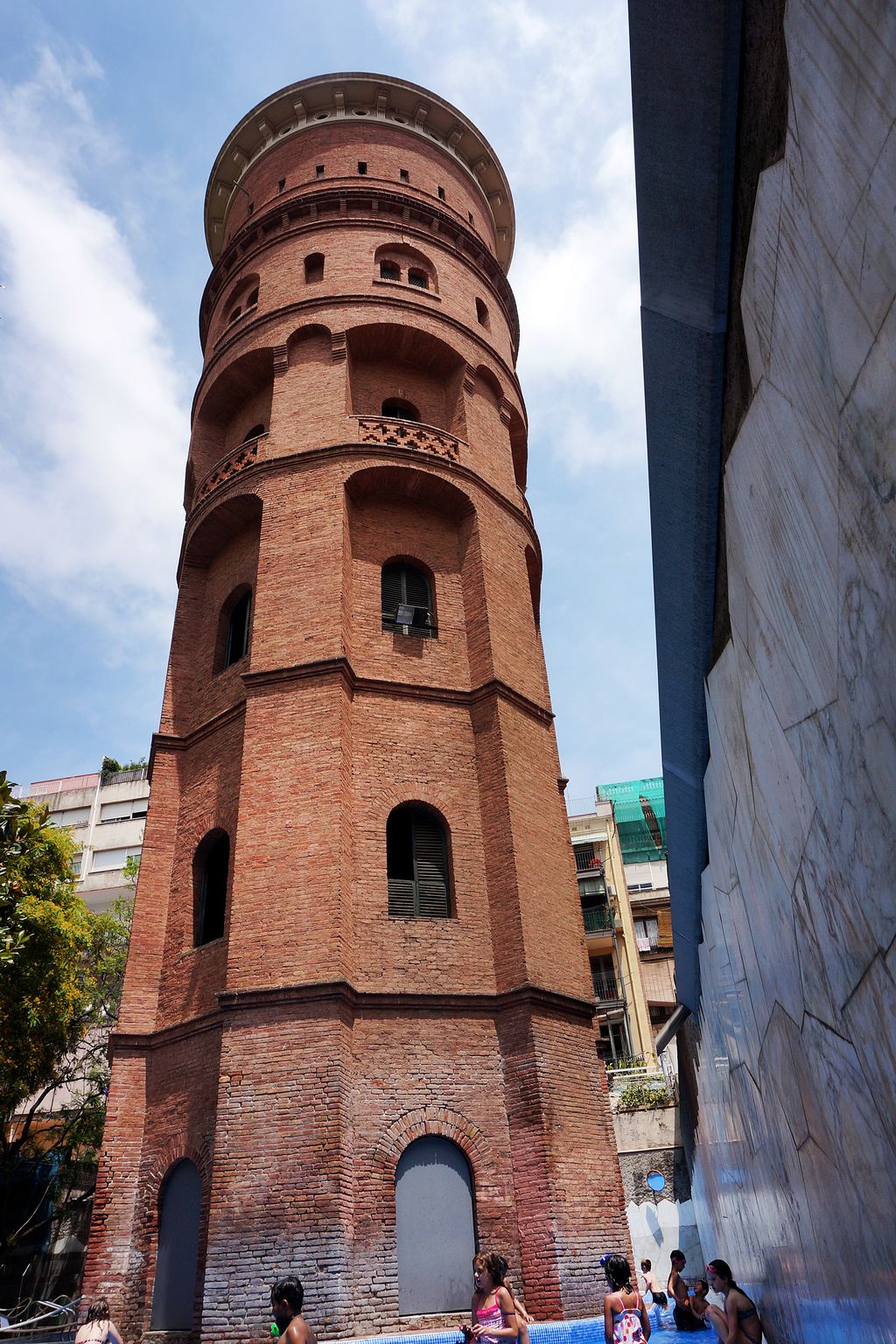 Jardins de la Torre de les Aigües. Torre de les Aigües