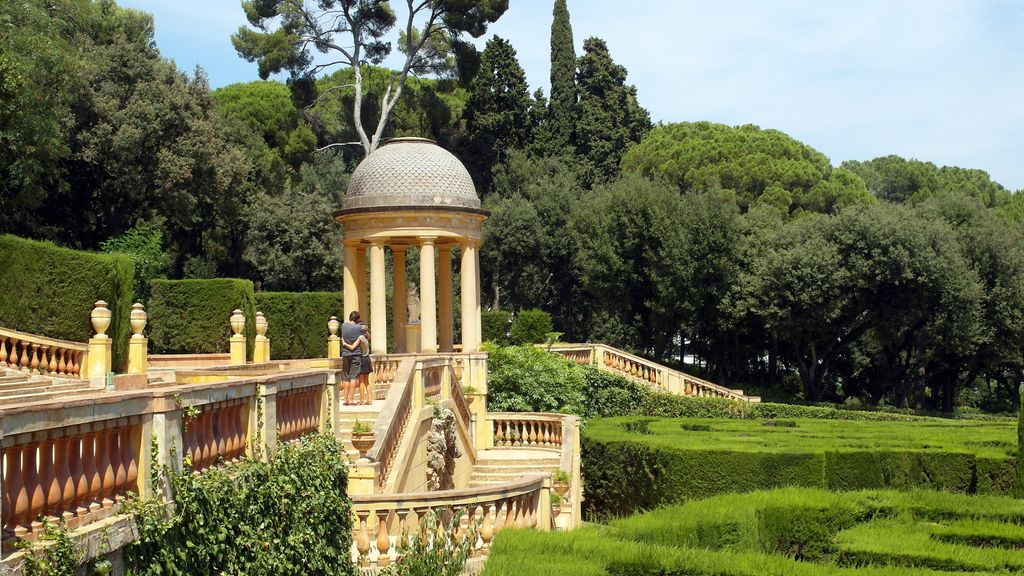 Parc del Laberint d'Horta. Escales i laberint