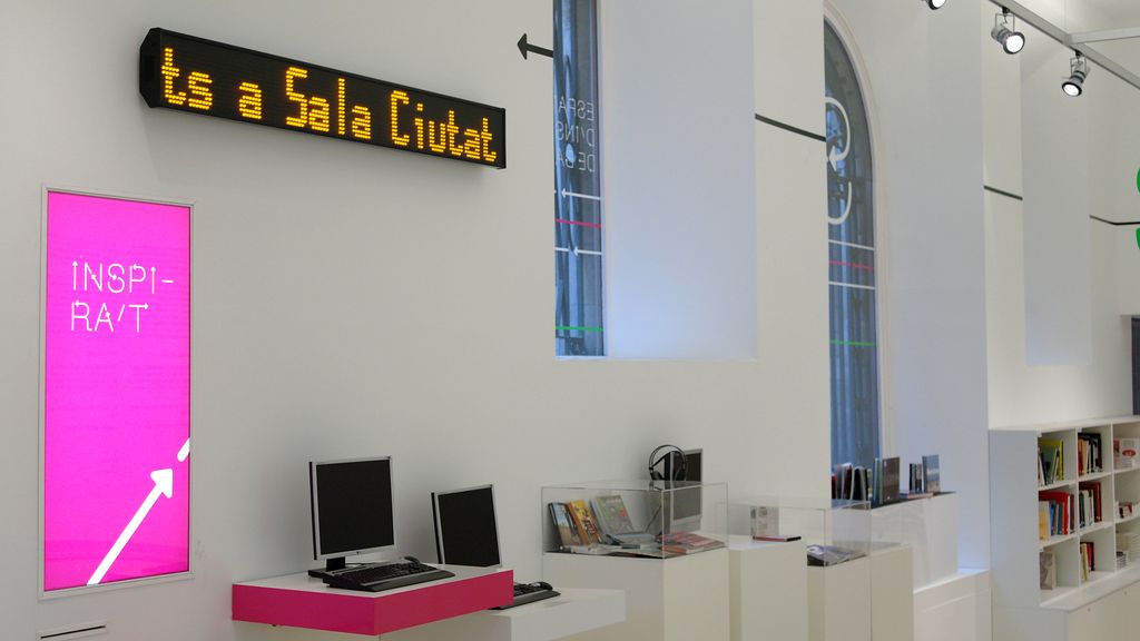 Sala Ciutat, espai d'inspiració de Barcelona.