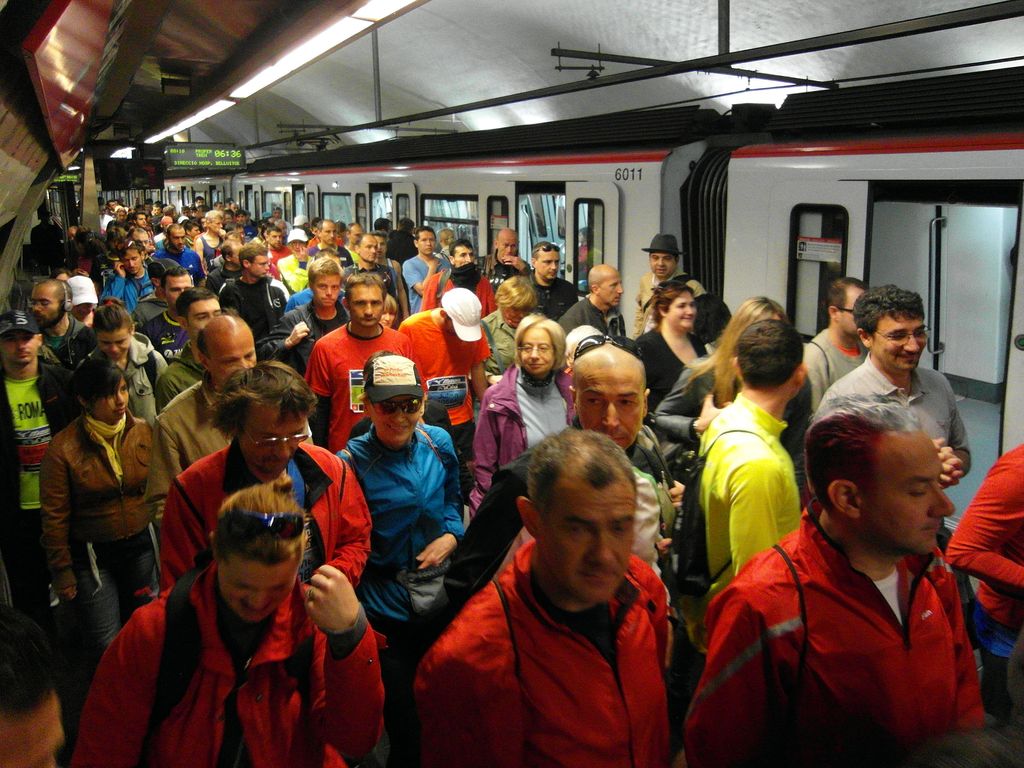 Participants en la Marató de Barcelona 2012