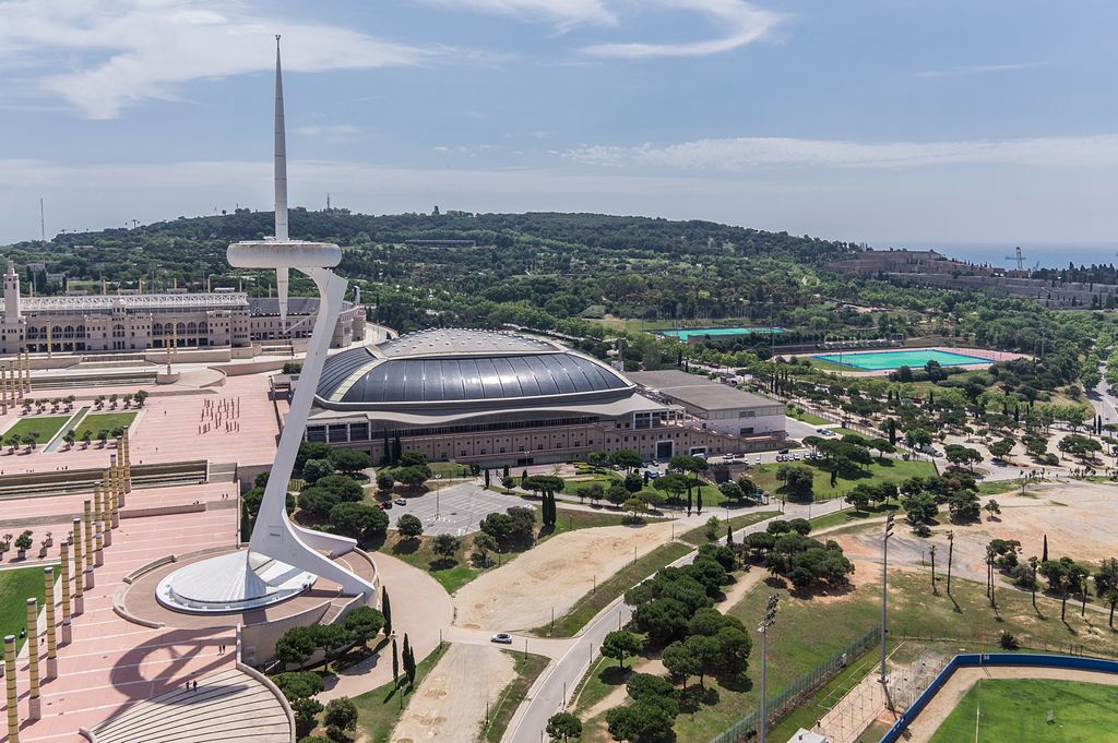 Vista aèria de l'Anella Olímpica