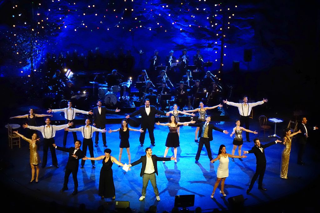 Espectacle "Swing Broadway" al Teatre Grec dins del Festival Grec