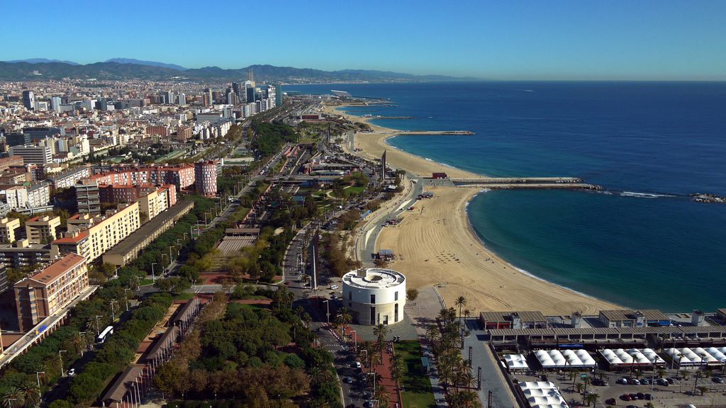 Litoral de Barcelona des del Port Olímpic