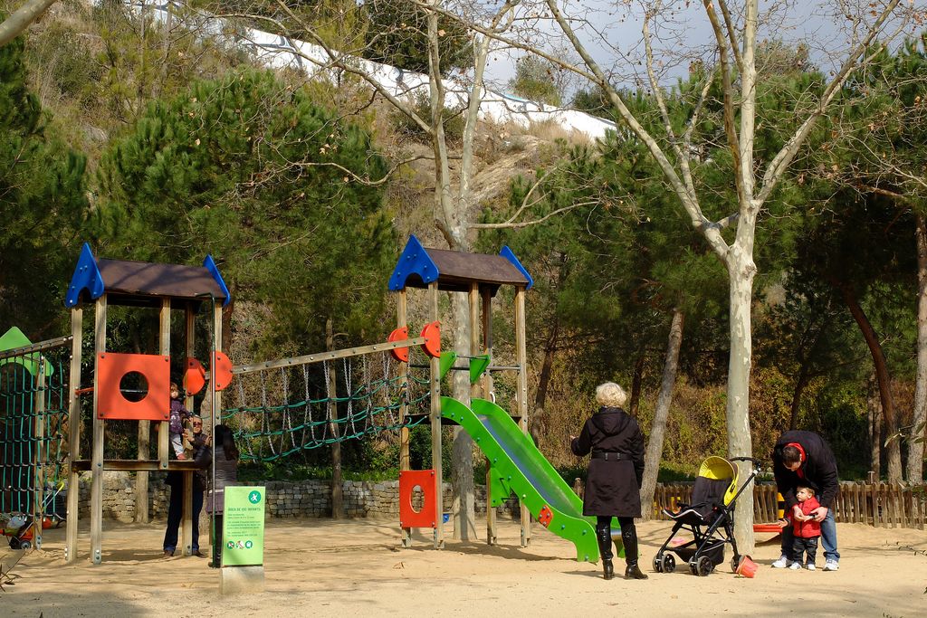 Parque del Carmel. Zona de juegos infantiles
