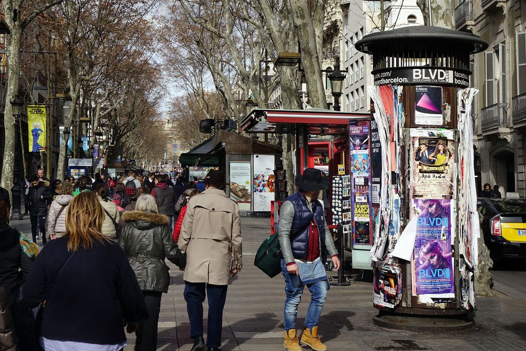 Columna de lliure expressió a la Rambla