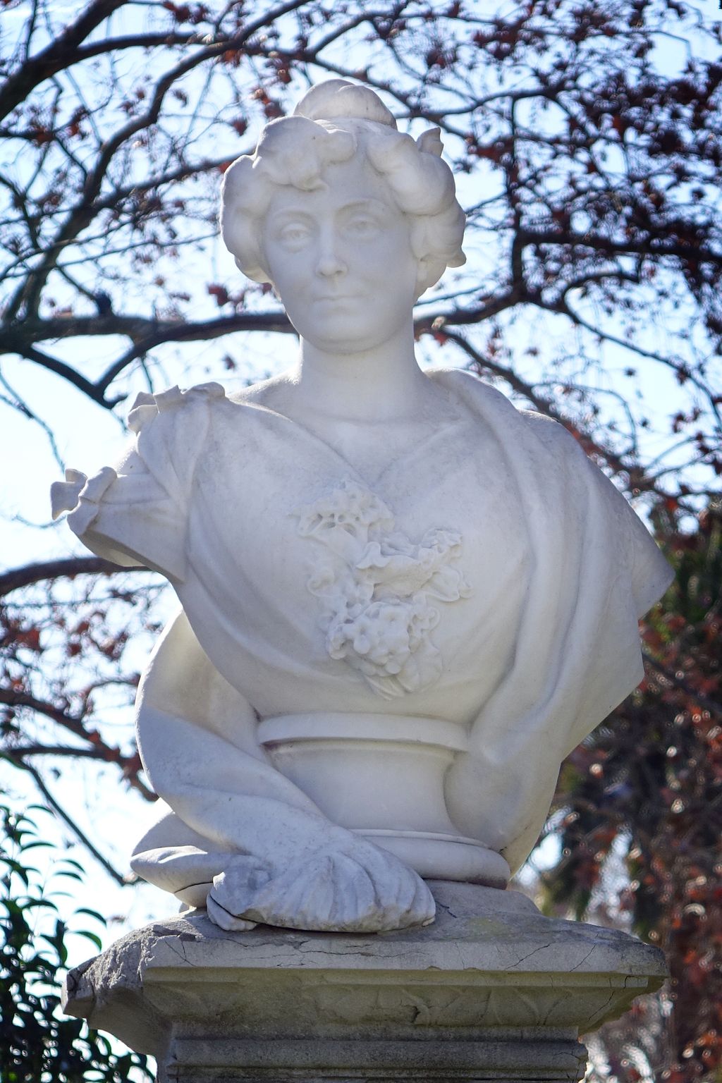 Bust de Pepita Teixidor de Manuel Fuxà al parc de la Ciutadella