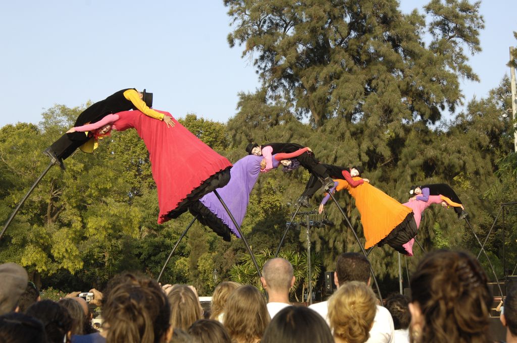 La Mercè 2009. Parc de la Ciutadella Espectacle de dansa i acrobàcies