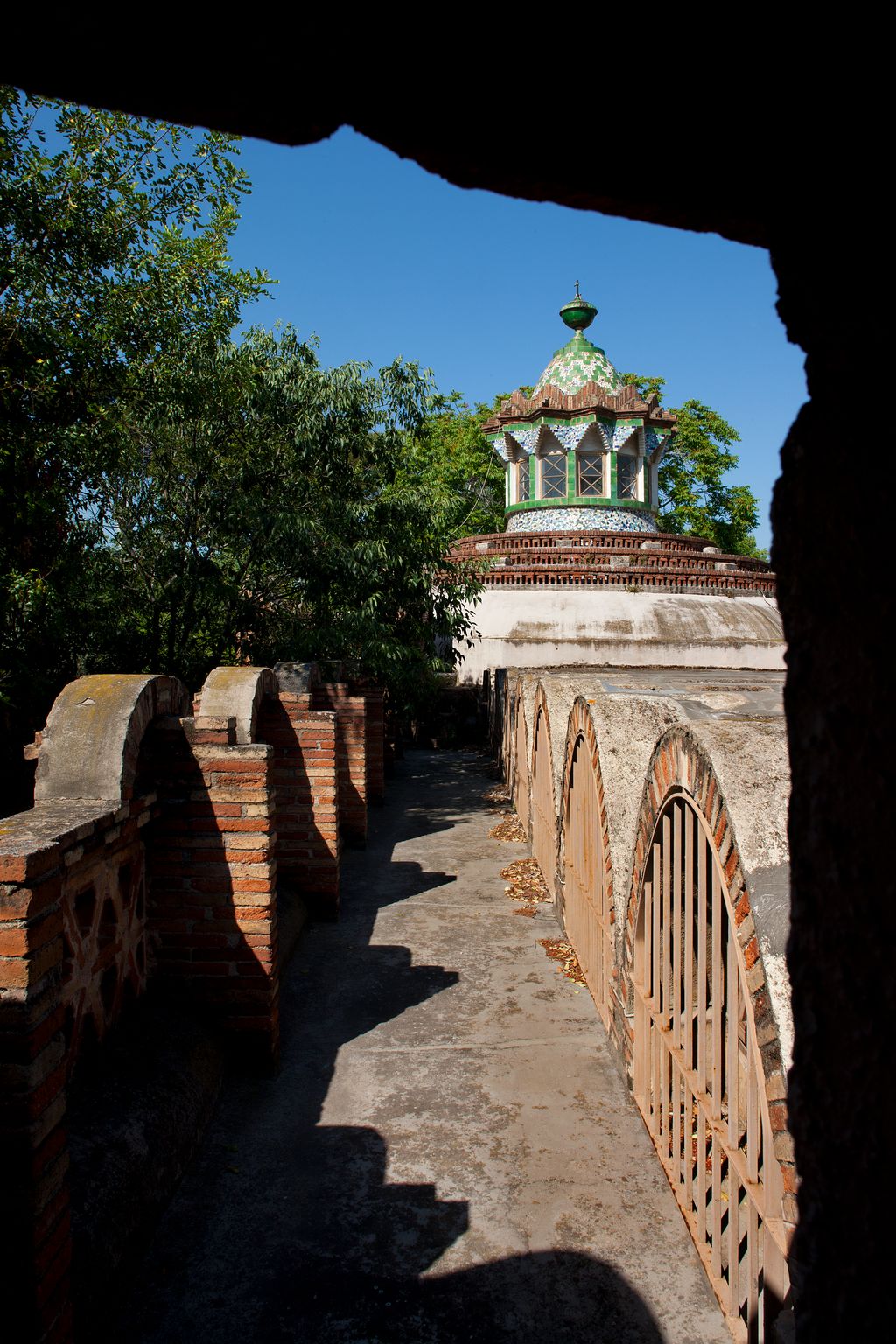 Pavellons Güell. Terrat