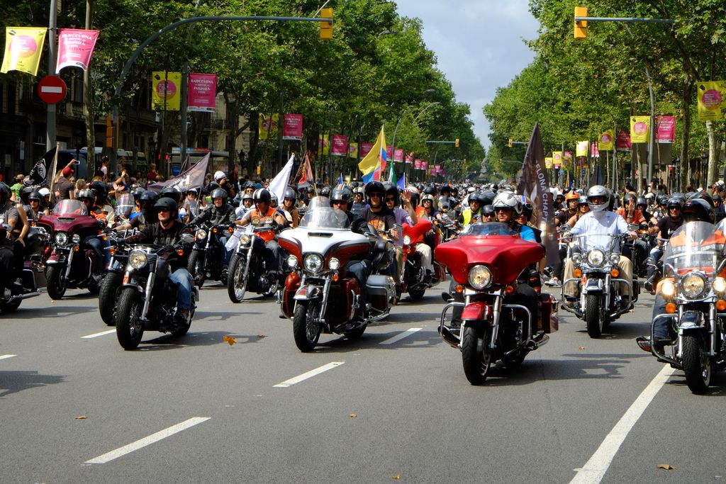 Barcelona Harley Days 2014. Passejada