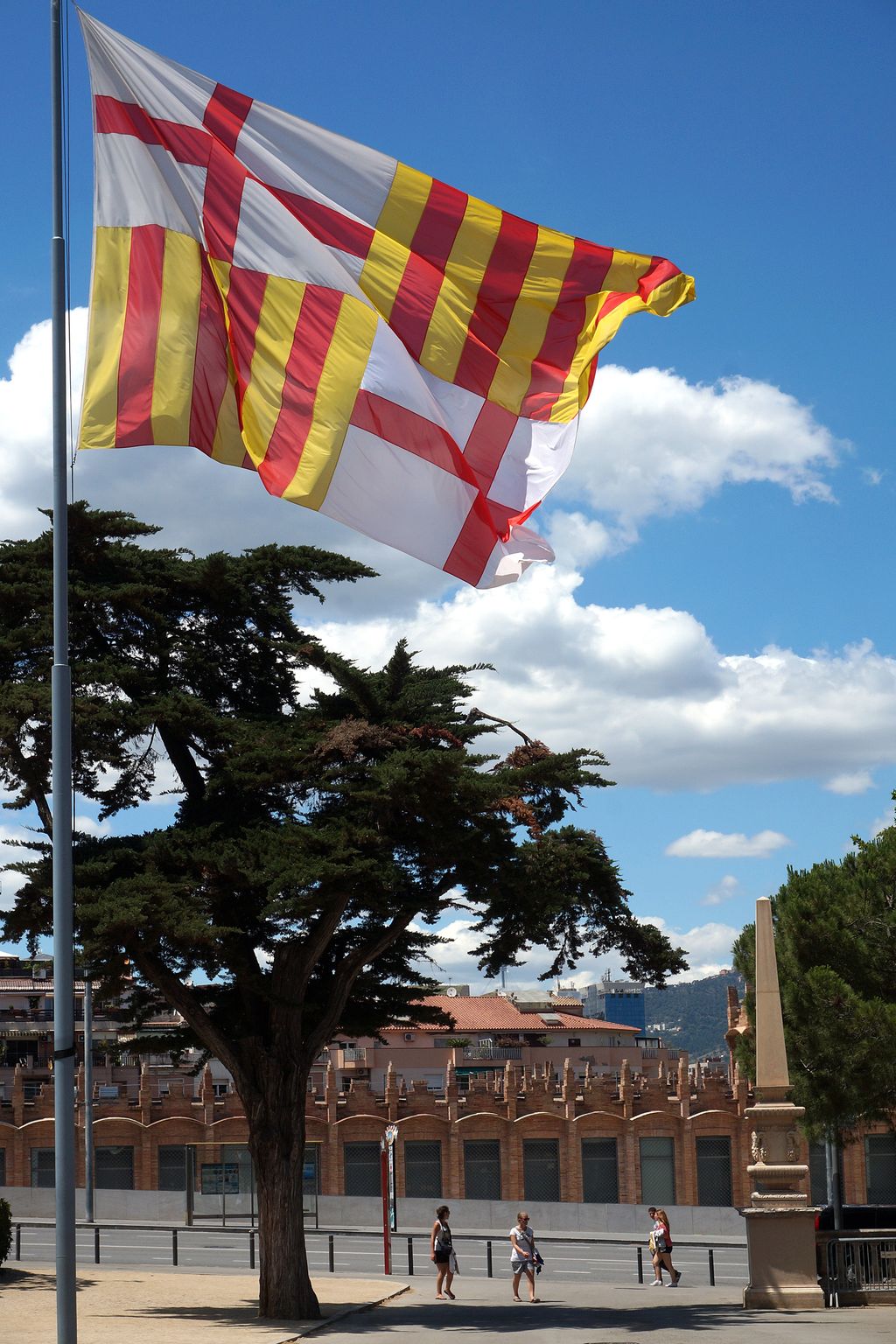 Bandera de Barcelona a Casarramona