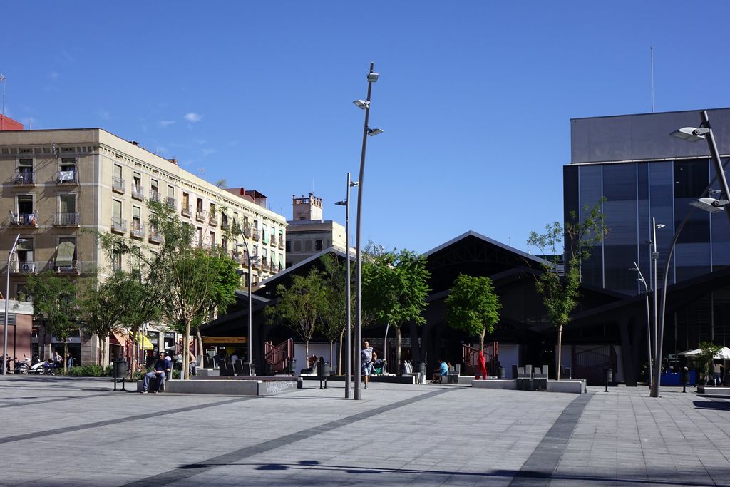 Plaça de la Gardunya. Visió de conjunt de la plaça