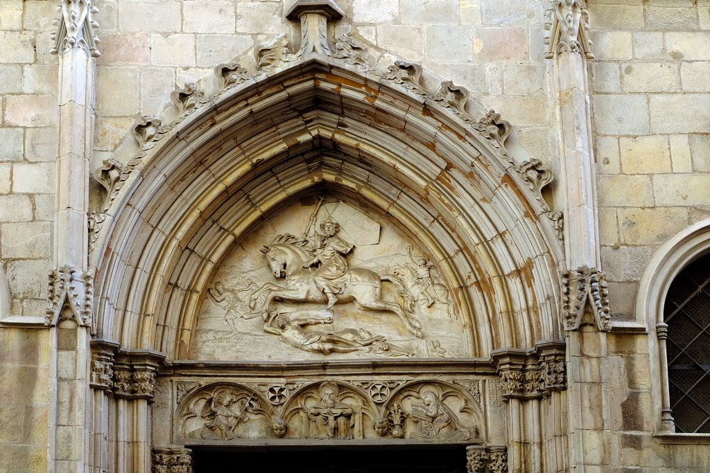 Església de Sant Jaume. Timpà gòtic