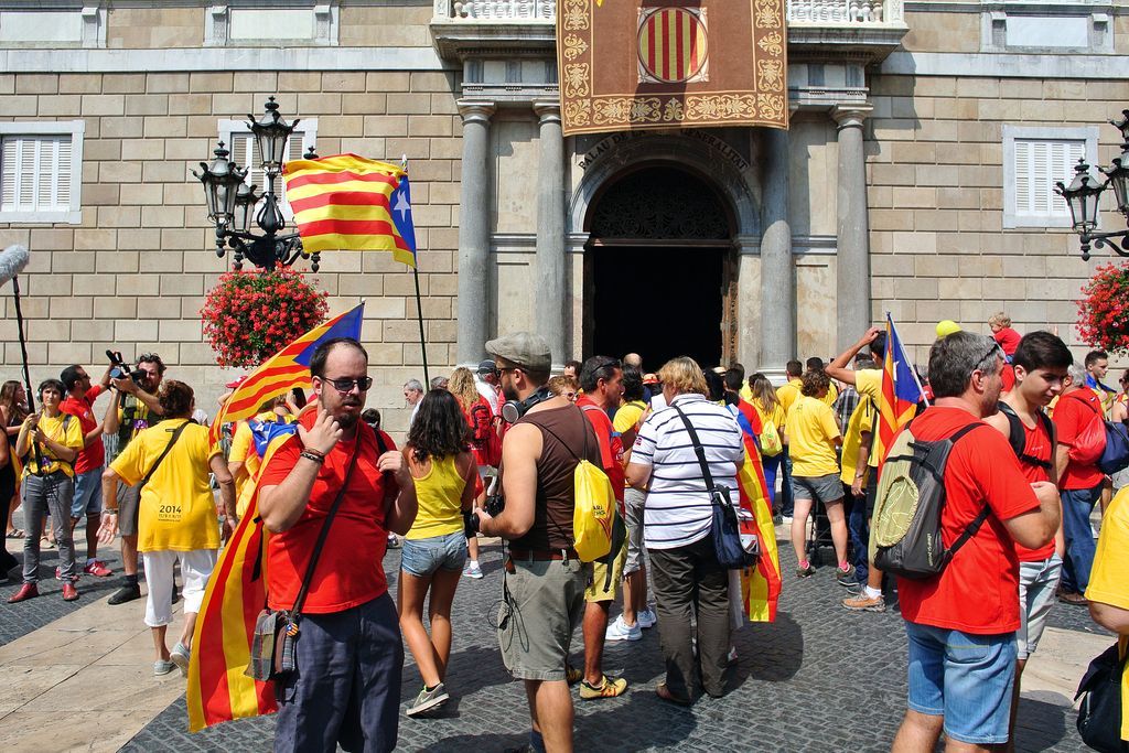 Diada 2014. Plaça de Sant Jaume
