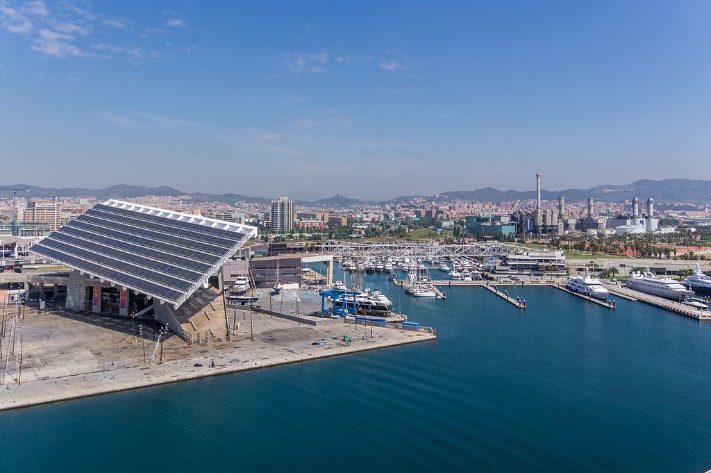 Port del Fòrum. Placa fotovoltaica