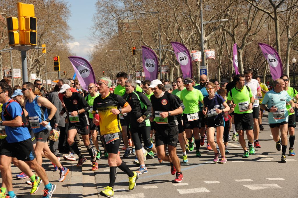 Marató de Barcelona 2015. Corredors