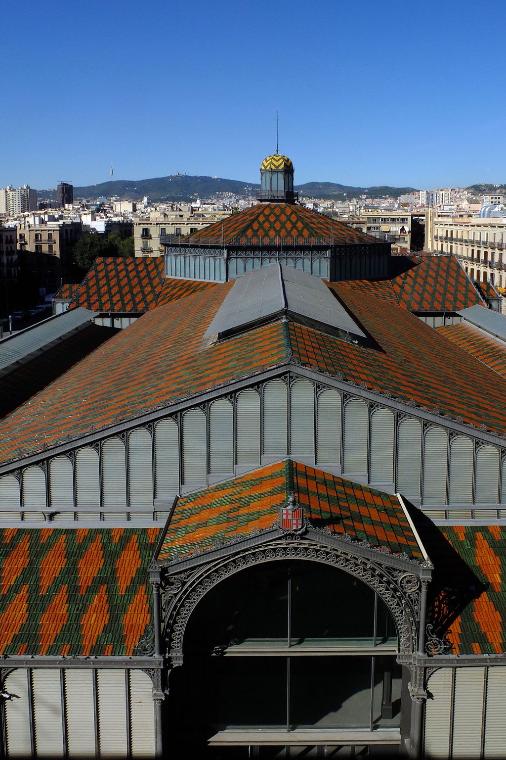 El Born Centre de Cultura i Memòria. Coberta de l'edifici