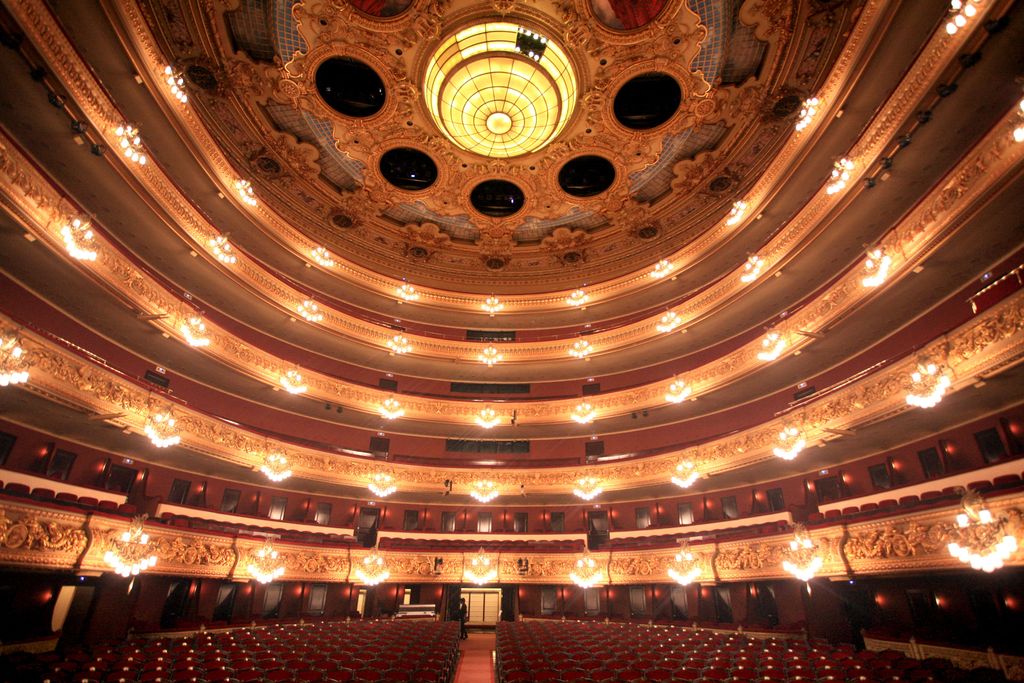 Gran Teatre del Liceu. Sala vista des de l'escenari