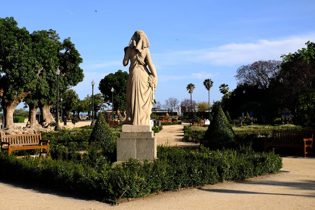 Escultures dels jardins de Miramar. Pomona o La veremadora, de Pau Gargallo