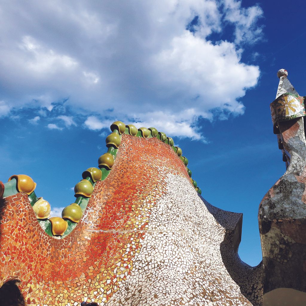 Casa Batlló. Detall de la terrassa