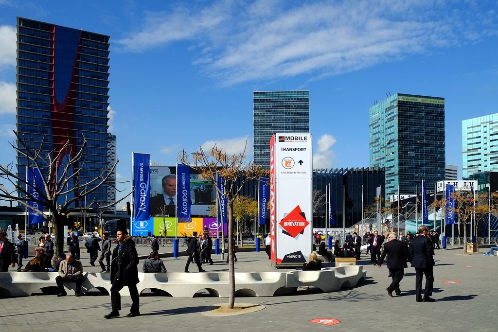 Congrés de Telefonia Mòbil 2015. Plaça Firal