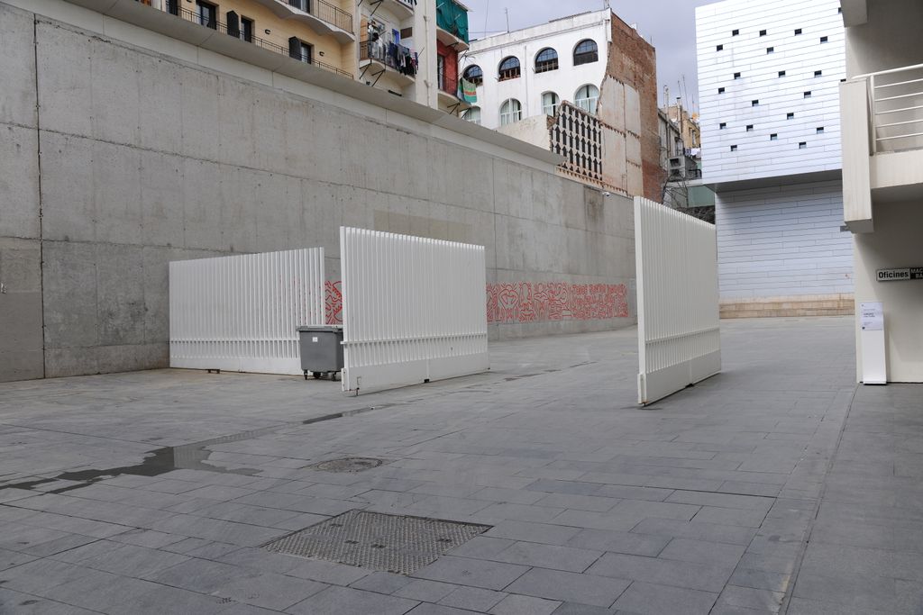 Mural contra la sida de Keith Haring. Situació del mural