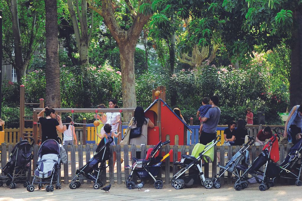 Turó Park. Zona de jocs infantils