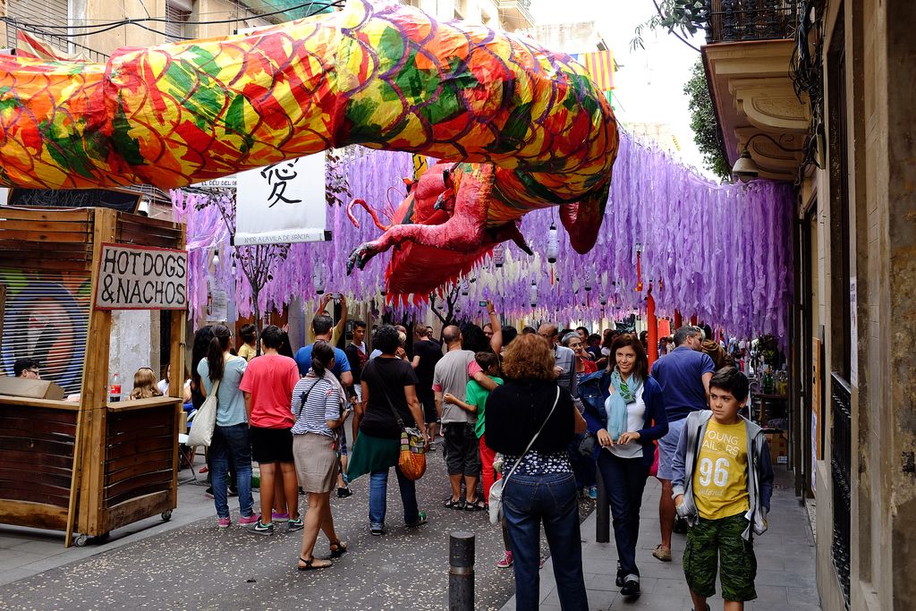 Festa Major de Gràcia. 1r. Verdi. Japó. Drac