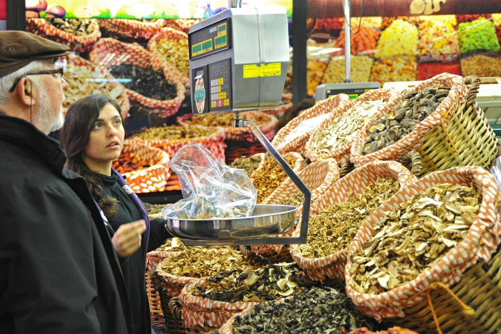 Parades de bolets al Mercat de la Boqueria