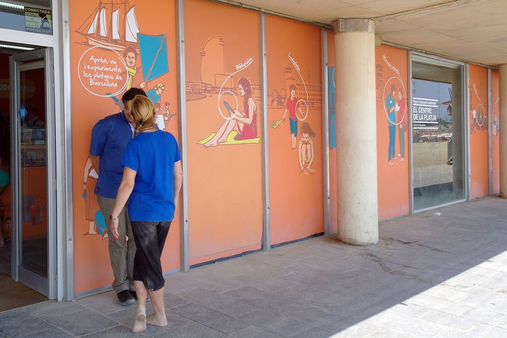 Espai d'Educació Ambiental El Centre de la Platja. Entrada