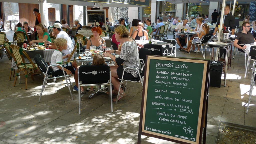 Terrassa del Restaurant Taller de Tapas