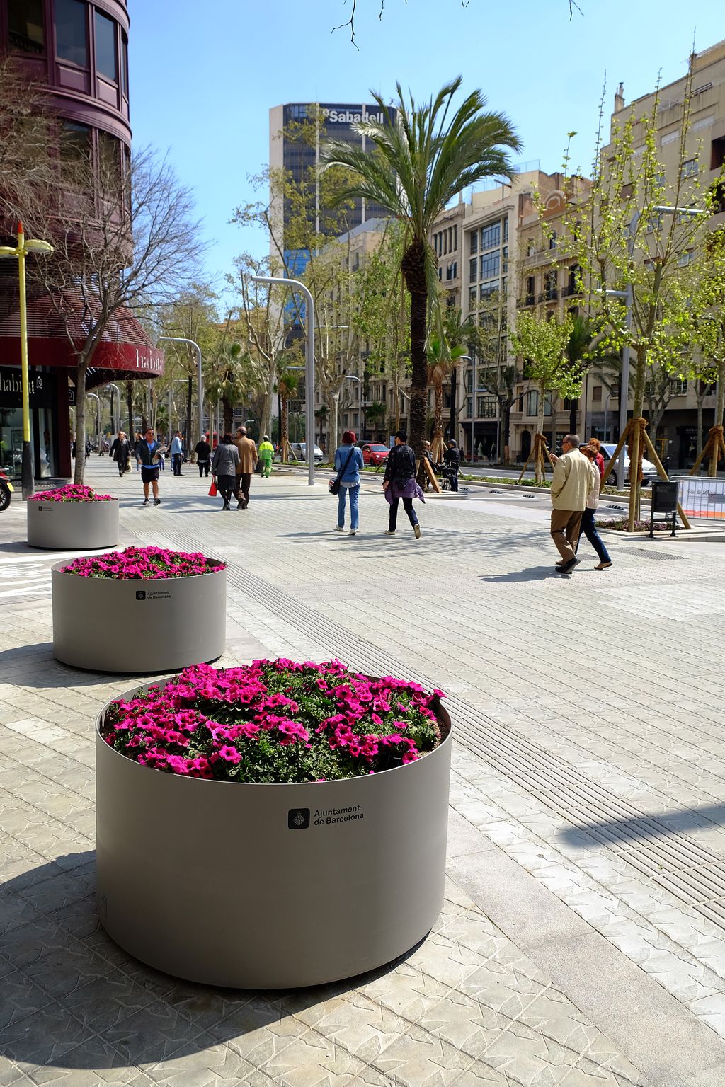 Avinguda Diagonal des del carrer de Moià fins a Balmes, 2015