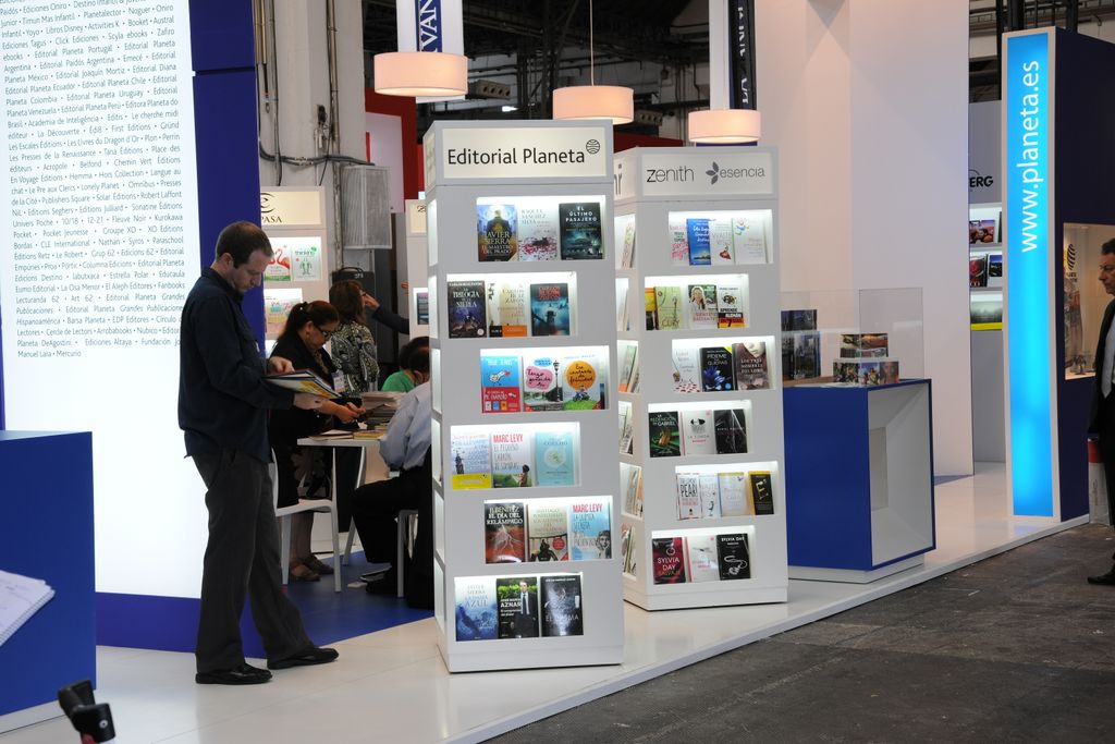 Fira Liber 2014. Estand amb l'Editorial Planeta