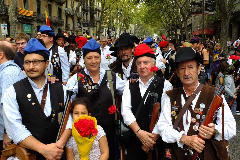Ofrena floral de la Diada