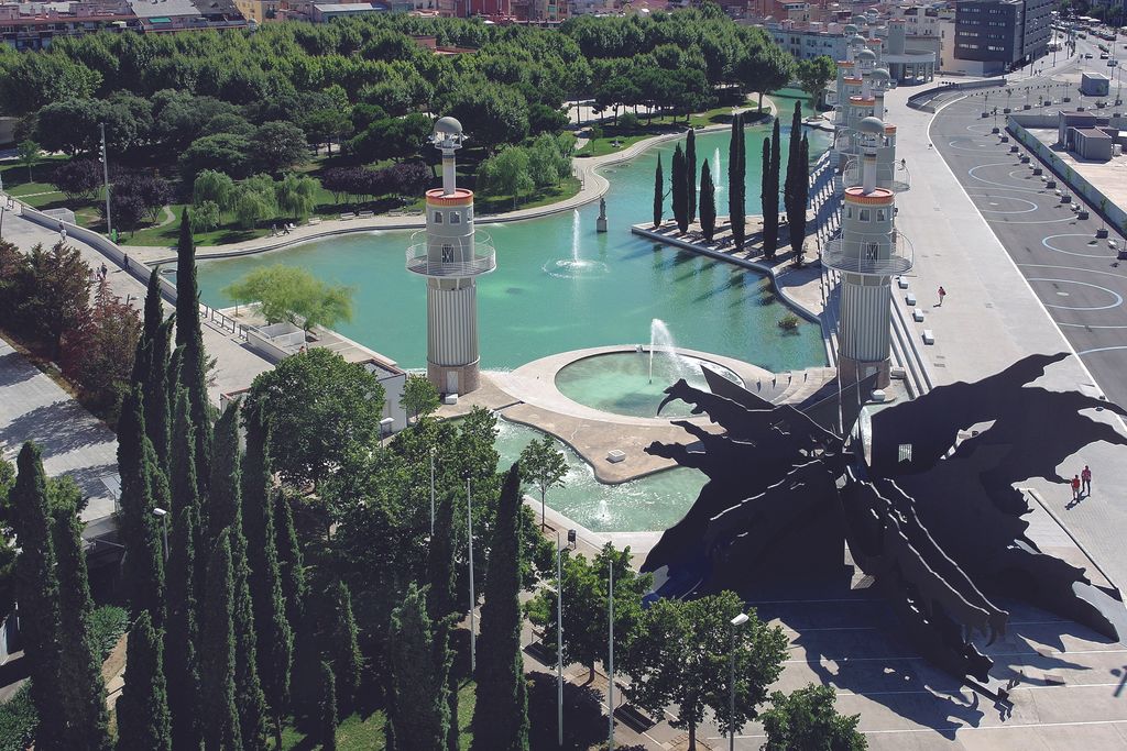 Parc de l'Espanya Industrial. Vista general