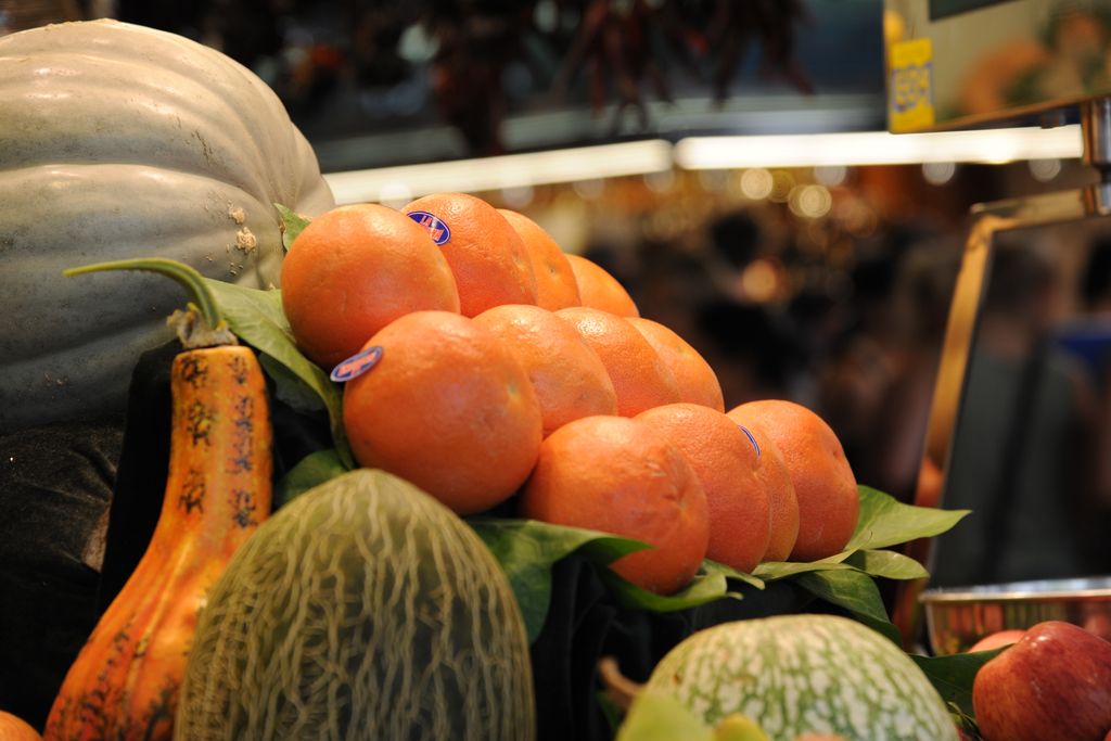 Mercat de la Boqueria. Parades de fruites