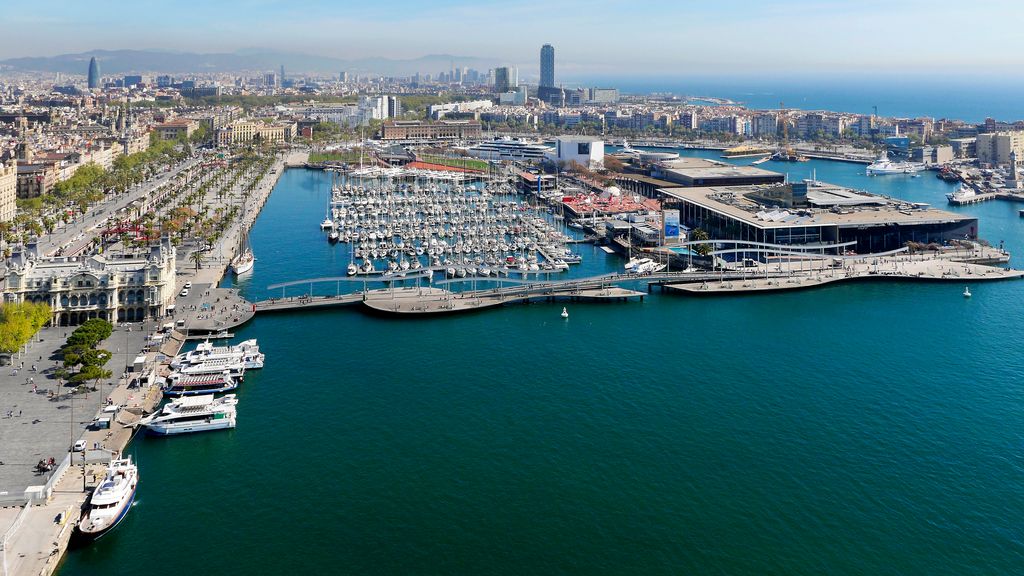 Vista aèria de la zona de la rambla de Mar