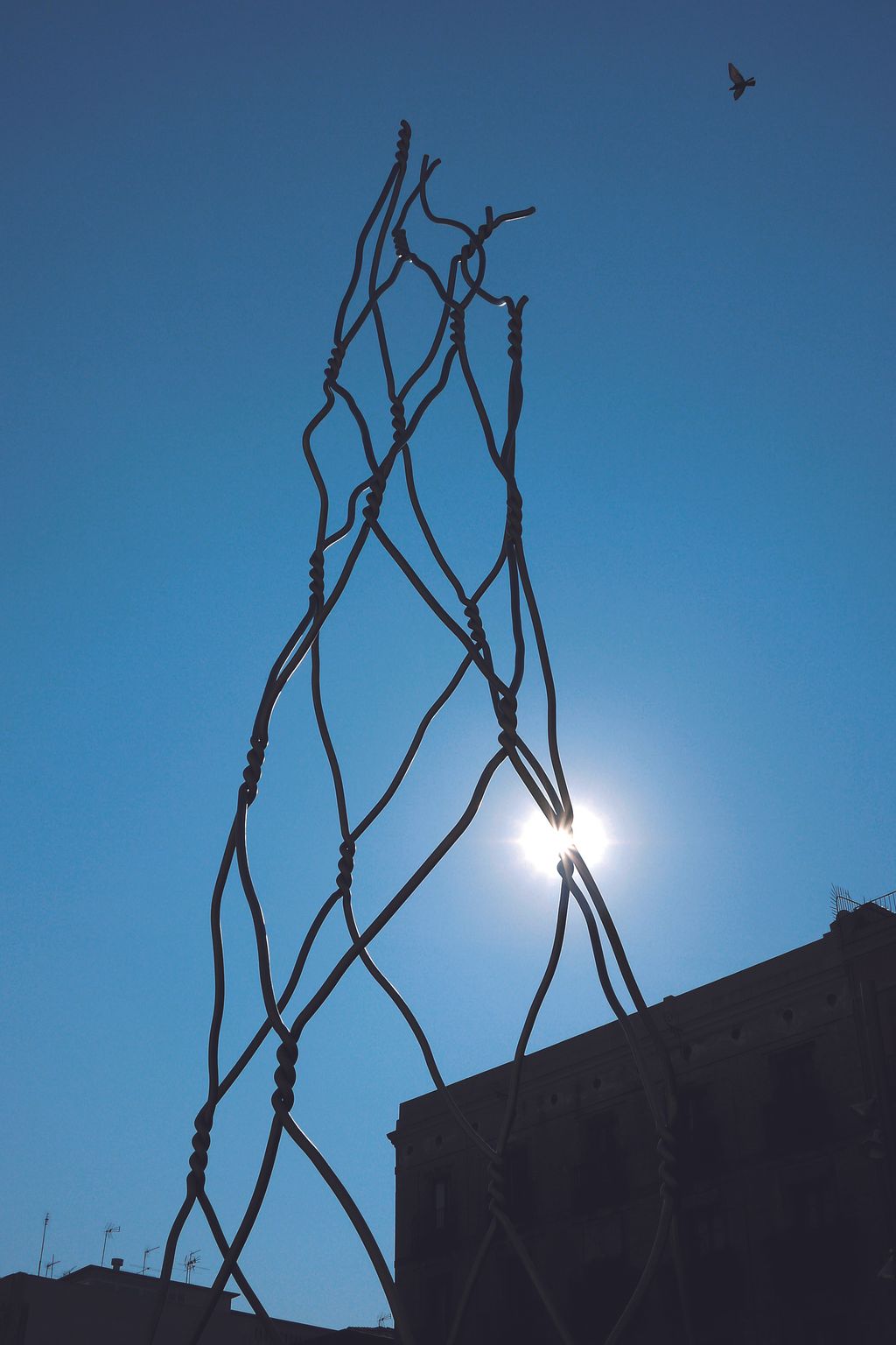 Monument als castellers de la plaça Sant Miquel