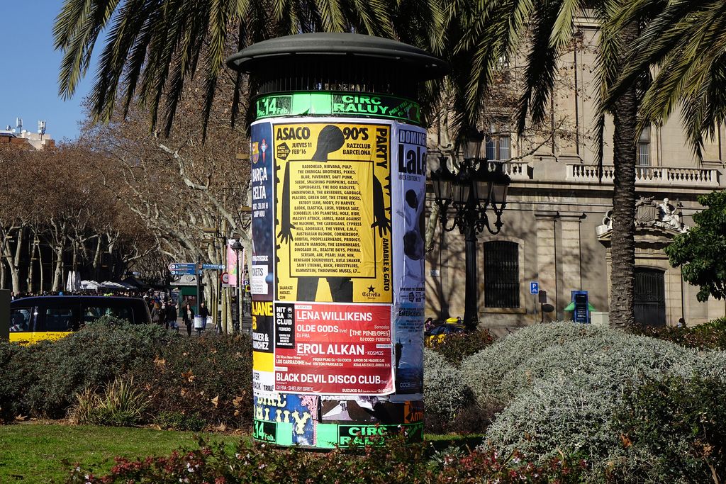 Columna de lliure expressió a la Rambla