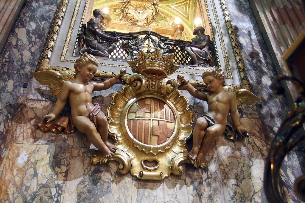 Escut escultòric de la basílica de la Mercè